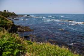 旧福浦灯台あたりからの海岸