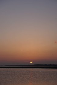 風連湖の夕焼け