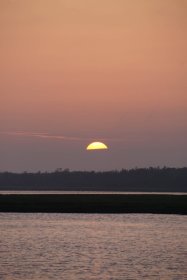 風連湖の夕焼け