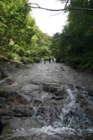 カムイワッカ湯の滝