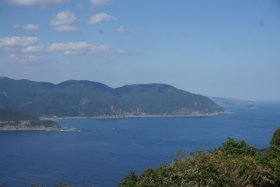 都井岬灯台から