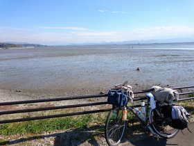 八代海の遠浅海岸